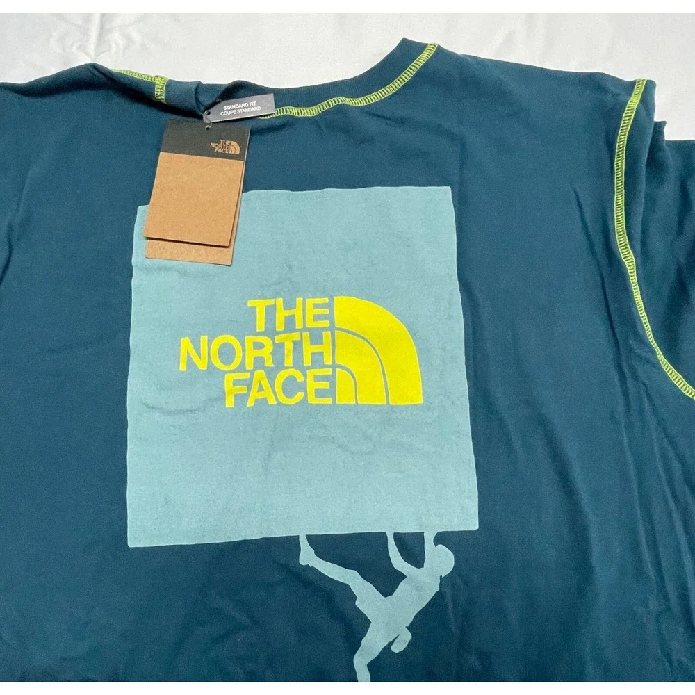 THE‎ NORTH FACE Men's Short Sleeve Dome Climb Tee, Monterey Blue, X-Large